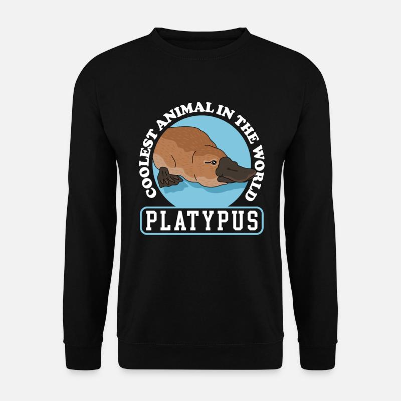 Schnabeltier Schnabeltiere Platypus Geschenk - Unisex Pullover - Schwarz