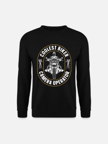Caméraman Coolest Biker Camera Maker - Sweat-shirt Unisexe - noir