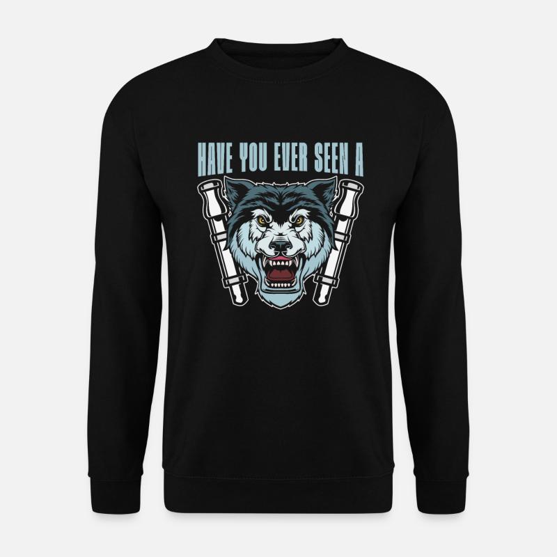 Wolf Großartig - Unisex Pullover - Schwarz