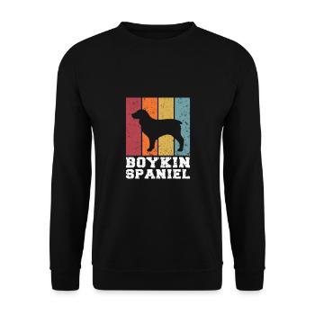Épagneul Boykin - Sweat-shirt Unisexe - noir - Devant - Alina (178cm) & Michal (187cm)