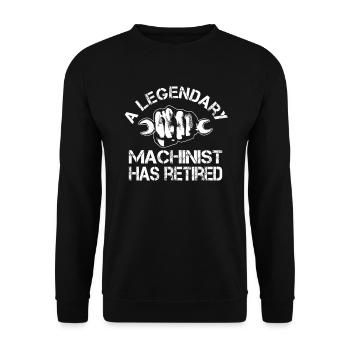 Problèmes de tolérance des mécaniciens du CNC - Sweat-shirt Unisexe - noir - Devant - Alina (178cm) & Michal (187cm)