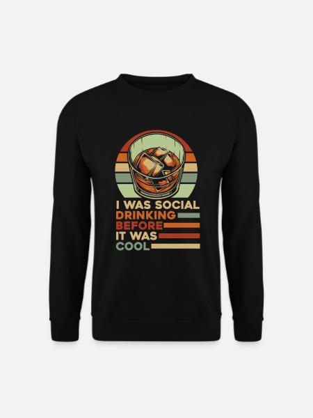 Whisky Whiskey - Unisex Sweatshirt - black