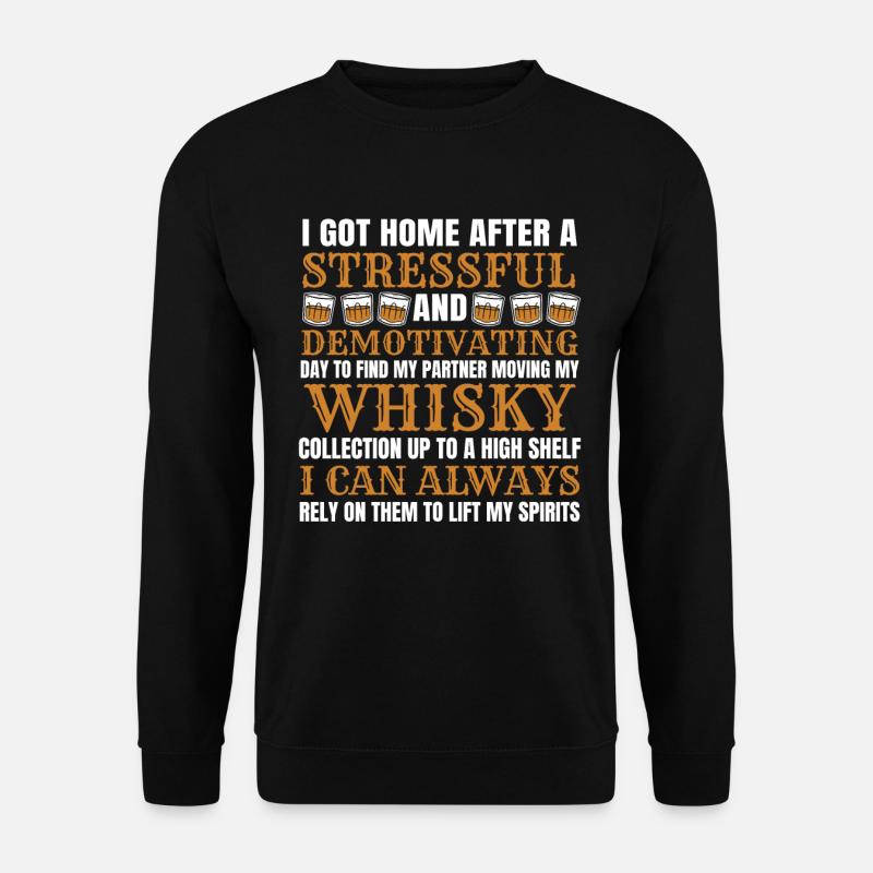 Whisky Whiskey Funny - Unisex Sweatshirt - black