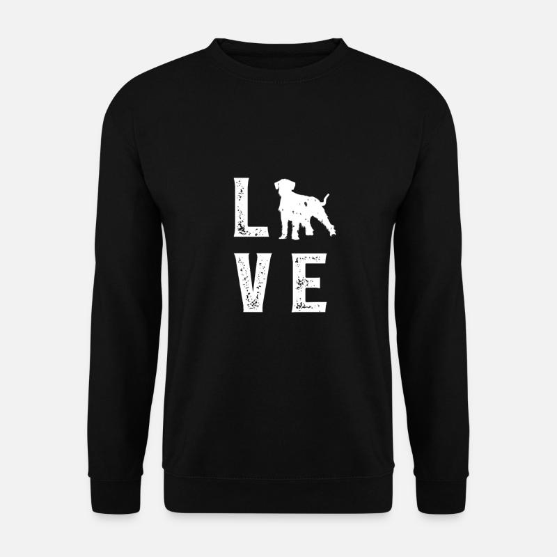 Schnauzer géant Amour - Sweat-shirt Unisexe - noir