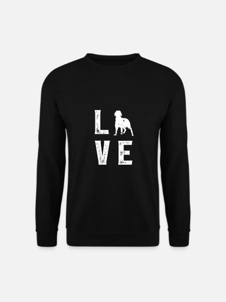 Gordon Setter Love - Unisex Pullover - Schwarz