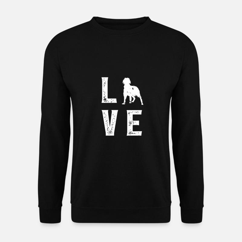 Gordon Setter Love - Unisex Pullover - Schwarz