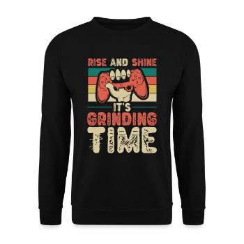 Gamer Gaming Scheinen - Unisex Pullover - Schwarz - Vorne - Alina (178cm) & Michal (187cm)