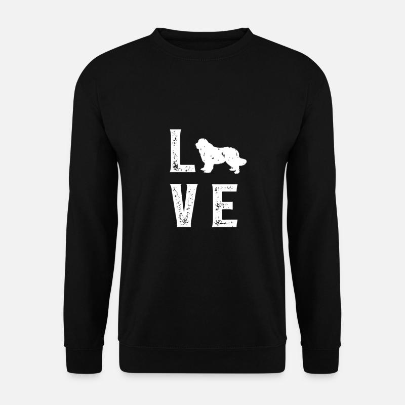 Terre-Neuve Love - Sweat-shirt Unisexe - noir