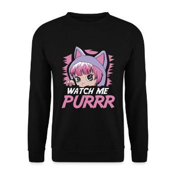 Furry Fandom Fursuits Mignon - Sweat-shirt Unisexe - noir - Devant - Alina (178cm) & Michal (187cm)