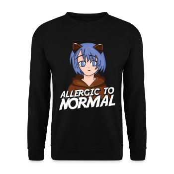Furry Fandom Fursuits Witzig - Unisex Pullover - Schwarz - Vorne - Alina (178cm) & Michal (187cm)