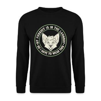 Furry Fandom Fursuits Drôle - Sweat-shirt Unisexe - noir - Devant - Alina (178cm) & Michal (187cm)