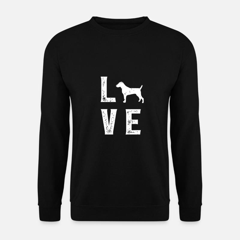 Parson Russell Terrier Amour - Sweat-shirt Unisexe - noir