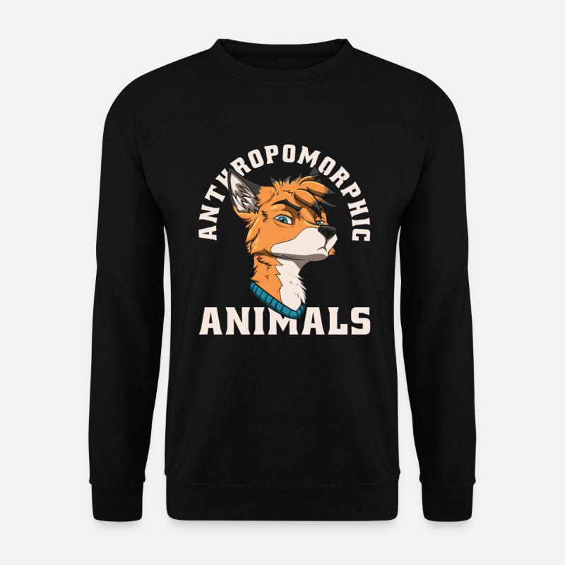 Furry Fandom Fursuits Lustig - Unisex Pullover - Schwarz