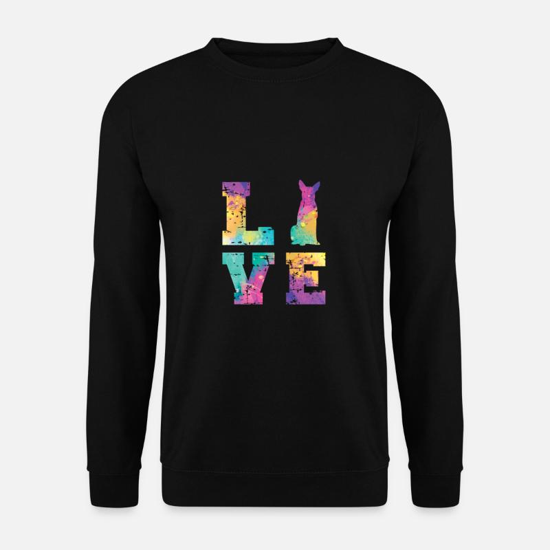 Belgian Malinois Love - Unisex Pullover - Schwarz