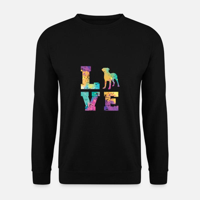 Bullmastiff Love - Unisex Pullover - Schwarz