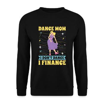 Mom Mutter Mutter Tanz Mutter - Unisex Pullover - Schwarz - Vorne - Alina (178cm) & Michal (187cm)