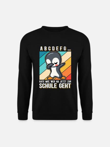 Einschulung Schule Schulanfang Schulkind Geschenk - Unisex Pullover - Schwarz