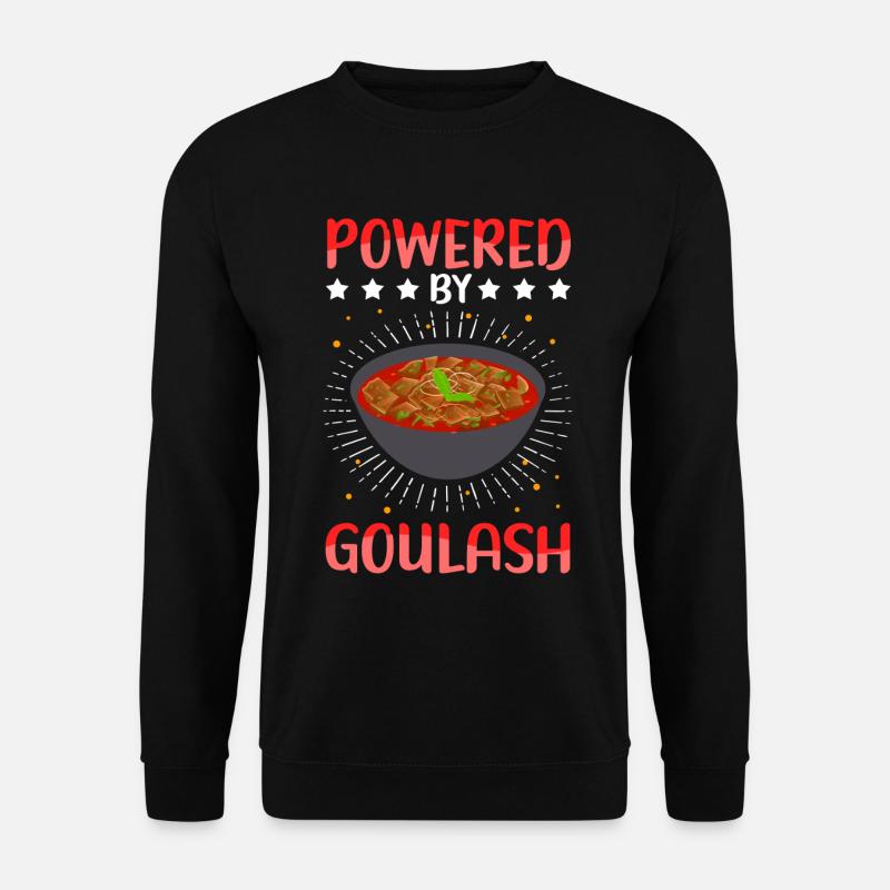 Gulasch Ungarische Gulaschsuppe Geschenk - Unisex Pullover - Schwarz
