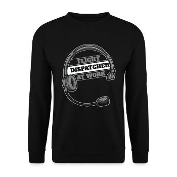 Vol du centre de contrôle des appels d’urgence - Sweat-shirt Unisexe - noir - Devant - Alina (178cm) & Michal (187cm)