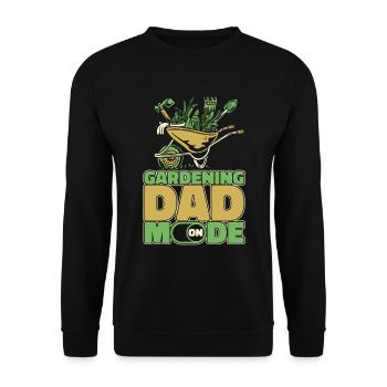 Amateur gardener Garden Father Horticultural Father - Unisex Sweatshirt - black - Front - Alina (178cm) & Michal (187cm)