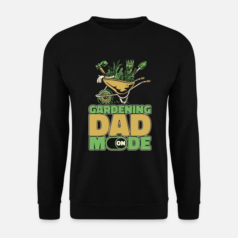 Hobbygärtner Garten Vater Gärtnerischer Vater - Unisex Pullover - Schwarz