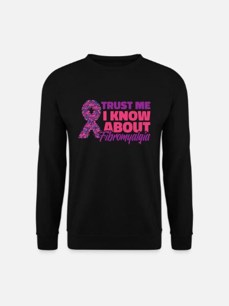 Fibromyalgia rheumatism trust - Unisex Sweatshirt - black