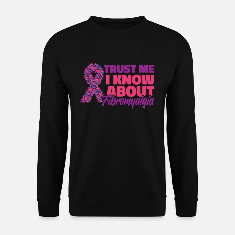 Fibromyalgia rheumatism trust - Unisex Sweatshirt - black