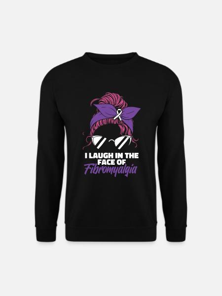 Fibromyalgia Rheumatism Cool - Unisex Sweatshirt - black