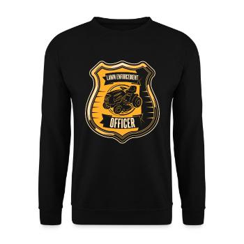 Home Gardener Garden Lawn Horticultural Father - Unisex Sweatshirt - black - Front - Alina (178cm) & Michal (187cm)