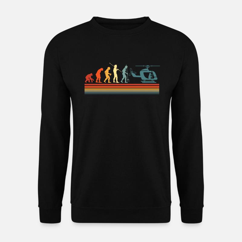 Hélicoptère Hélicoptère Cool - Sweat-shirt Unisexe - noir