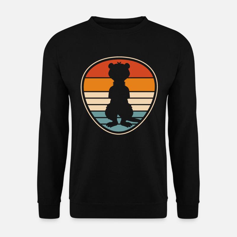 Ferret polecat - Unisex Sweatshirt - black
