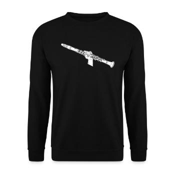 Clarinette fanfare clarinette - Sweat-shirt Unisexe - noir - Devant - Alina (178cm) & Michal (187cm)