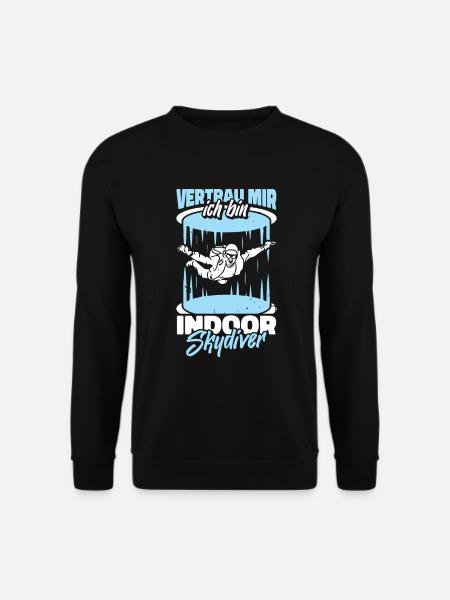 Indoor Skydiving Witzig - Unisex Pullover - Schwarz