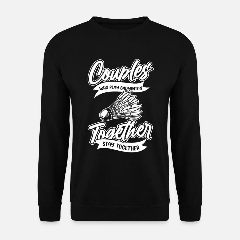 Badminton Federball - Unisex Pullover - Schwarz