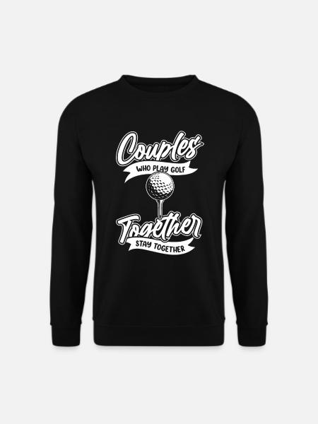 Golf Golfer Golfen - Unisex Pullover - Schwarz