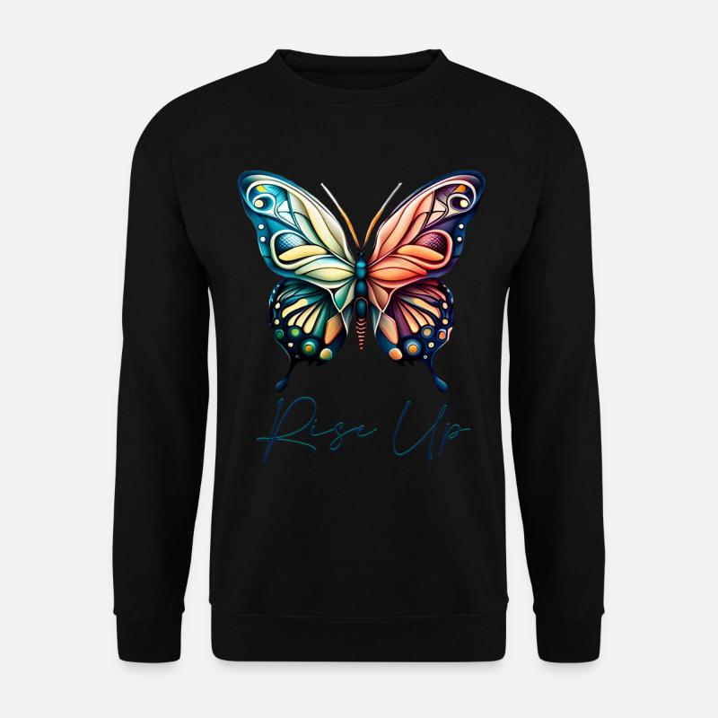 Butterfly - Unisex Pullover - Schwarz