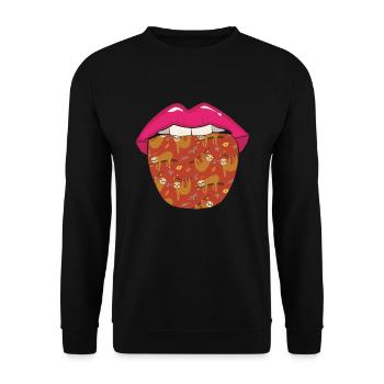 Paresse - Sweat-shirt Unisexe - noir - Devant - Alina (178cm) & Michal (187cm)