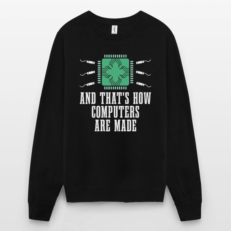 Developer, Coder, Programmer, Microchip Unisex Sweatshirt