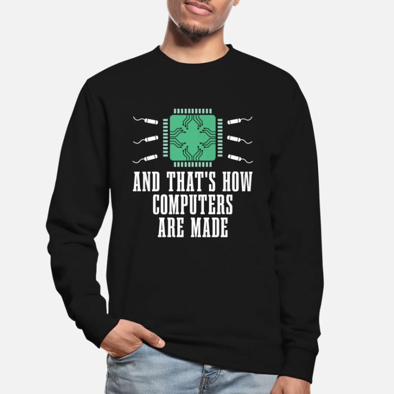 Developer, Coder, Programmer, Microchip Unisex Sweatshirt