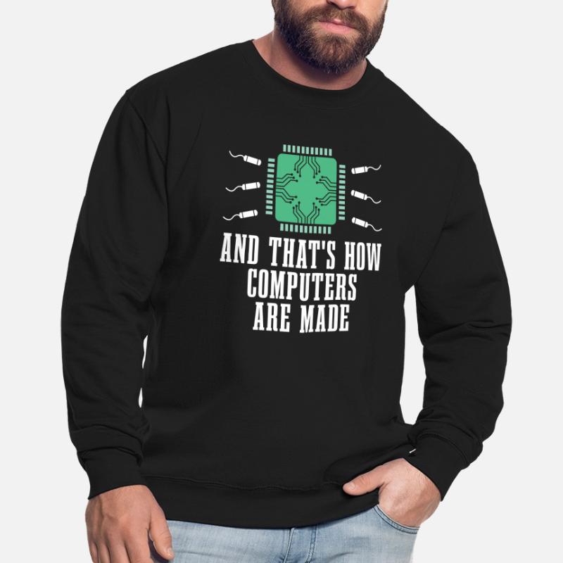 Developer, Coder, Programmer, Microchip Unisex Sweatshirt