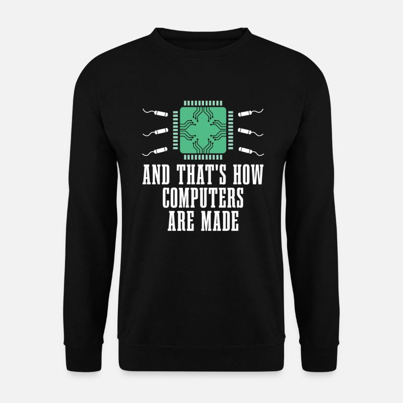 Developer, Coder, Programmer, Microchip - Unisex Sweatshirt - black