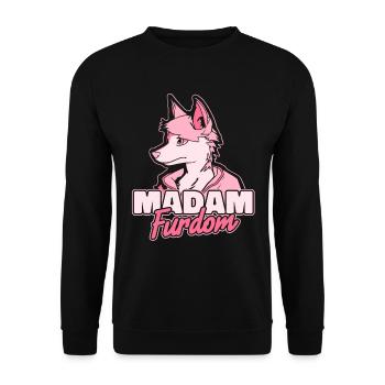 Furry Fandom Fursuits Lady - Sweat-shirt Unisexe - noir - Devant - Alina (178cm) & Michal (187cm)