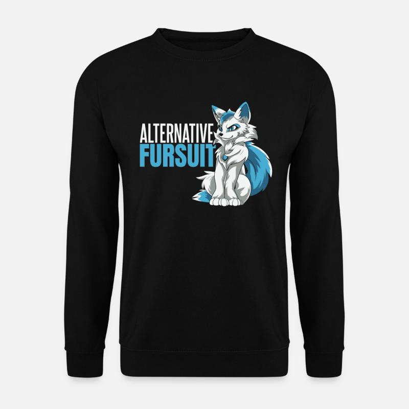 Furry Fandom Fursuits Cool - Unisex Sweatshirt - black