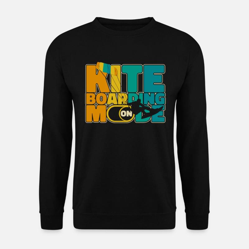 Kitesurfer Kitesurfen Kiten Kitesurfing - Unisex Pullover - Schwarz