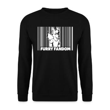 Furry Fandom Fursuits - Unisex Sweatshirt - black - Front - Alina (178cm) & Michal (187cm)