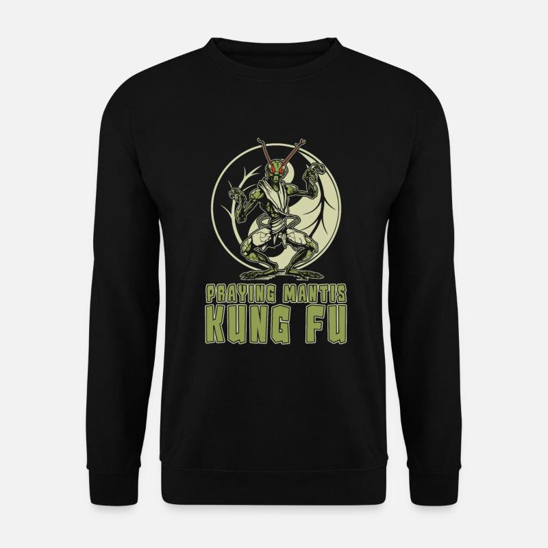 Kung Fu Gottesanbeterin Kung Fu - Unisex Pullover - Schwarz