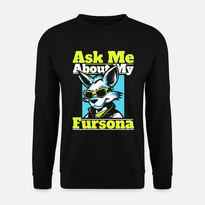 Furry Fandom Fursuits - Unisex Pullover - Schwarz