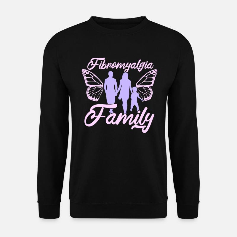 Fibromyalgia Rheumatism - Unisex Sweatshirt - black