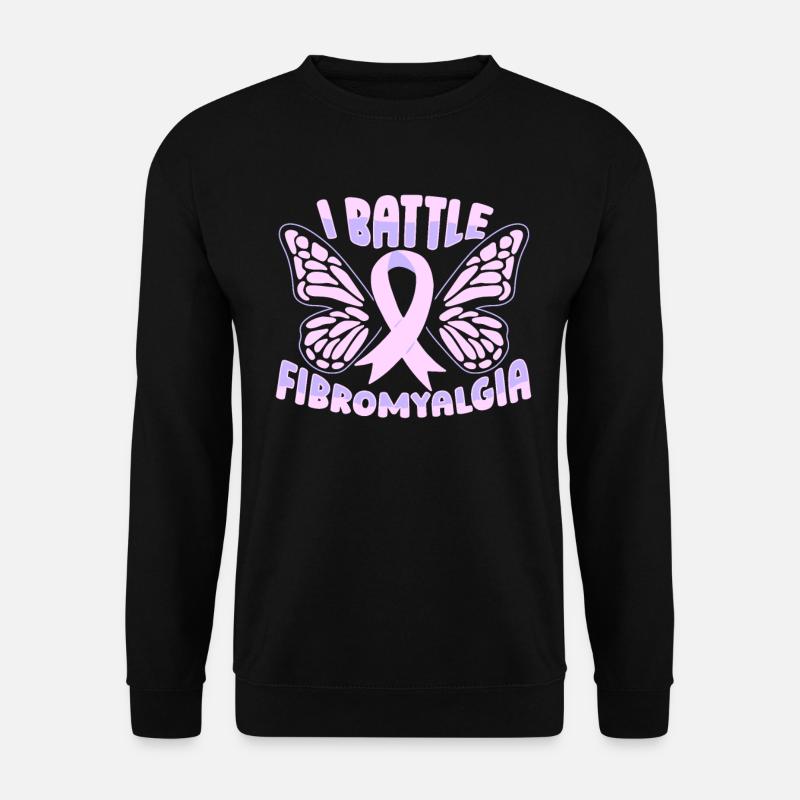 Fibromyalgia Rheumatism - Unisex Sweatshirt - black