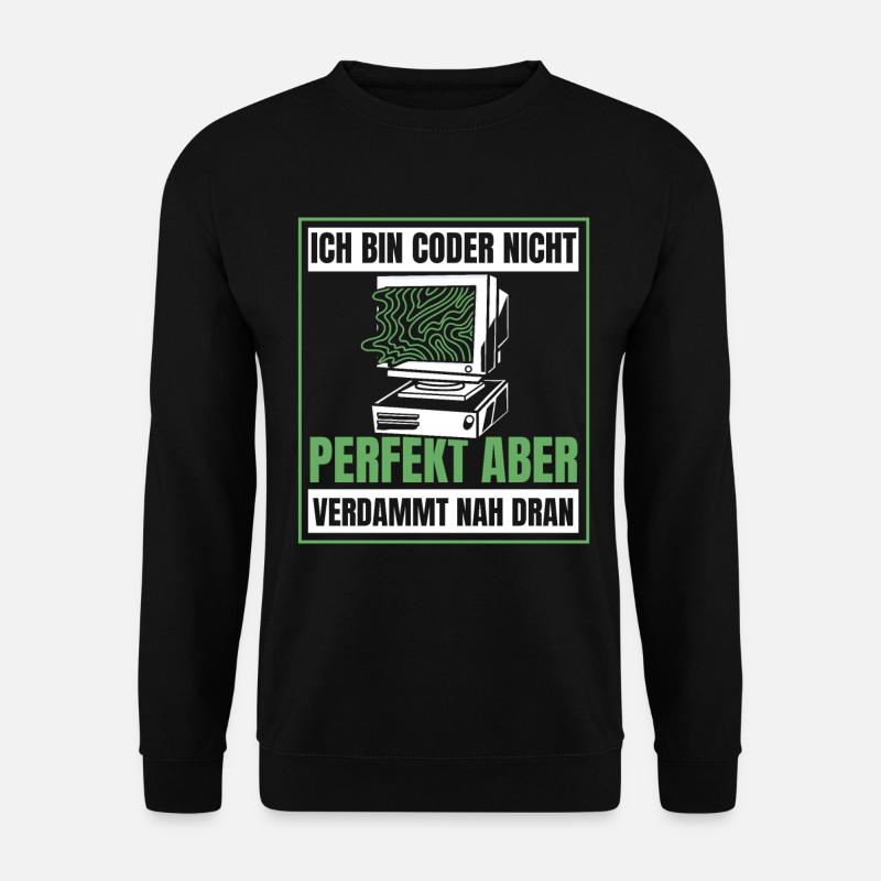 Entwickler Coder Programmierer Humor - Unisex Pullover - Schwarz